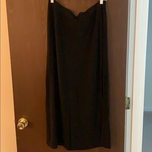 L.L. Bean jersey maxi skirt